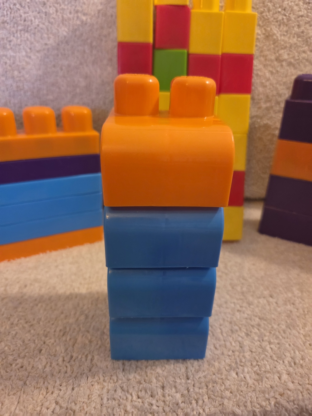 Colorful Stacking Building Blocks Toy Set - Bright Multicolor - Picture 8 of 8